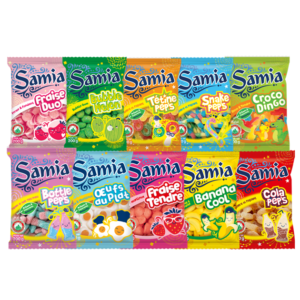Bonbons petit et moyen format SAMIA