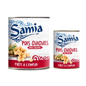 SAMIA chickpeas cans