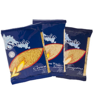Samia propose plusieurs variétés de pâtes