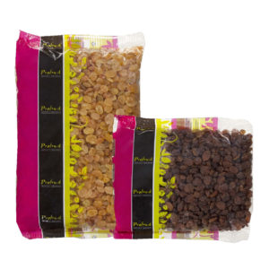 Sultana and golden raisins