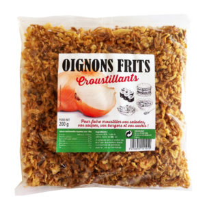 Oignons frits croustillants