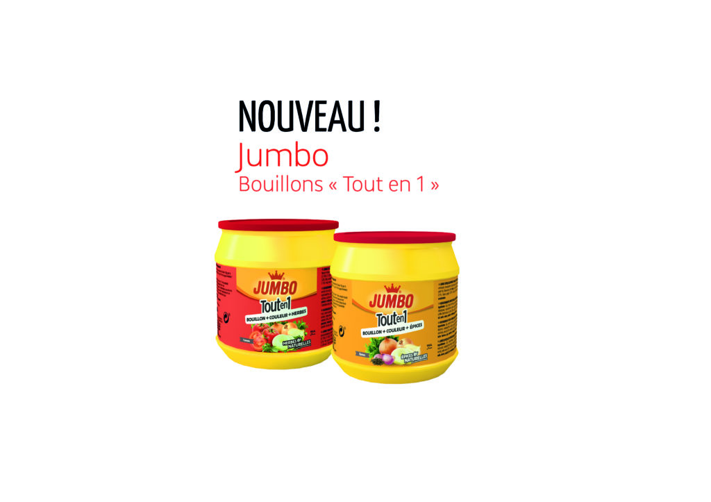 Nouveau Les bouillons Jumbo « Tout en 1 » Haudecoeur